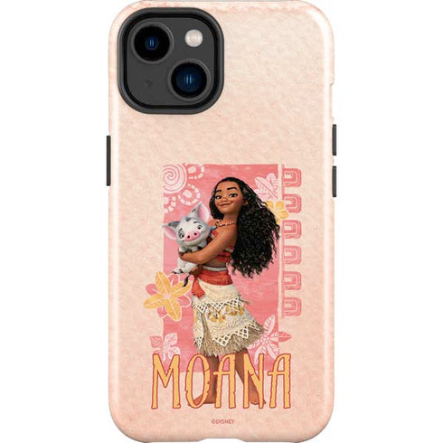 Disney Princess Moana and Pua iPhone 15 Impact Case
